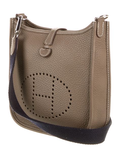 hermes clemence evelyne tpm 16|Hermes evelyne bag etoupe.